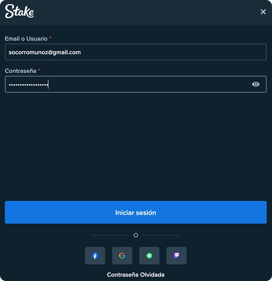 stake login